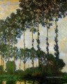Peupliers près de Giverny Couvert Temps Claude Monet
